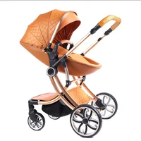 

High landscape baby stroller egg shape aluminum baby stroller high view kid stroller