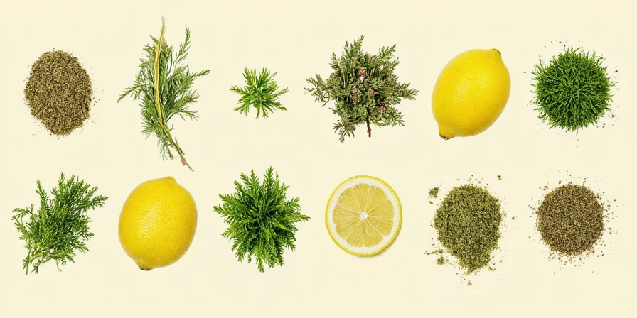 Fennel seeds with lemon and dill