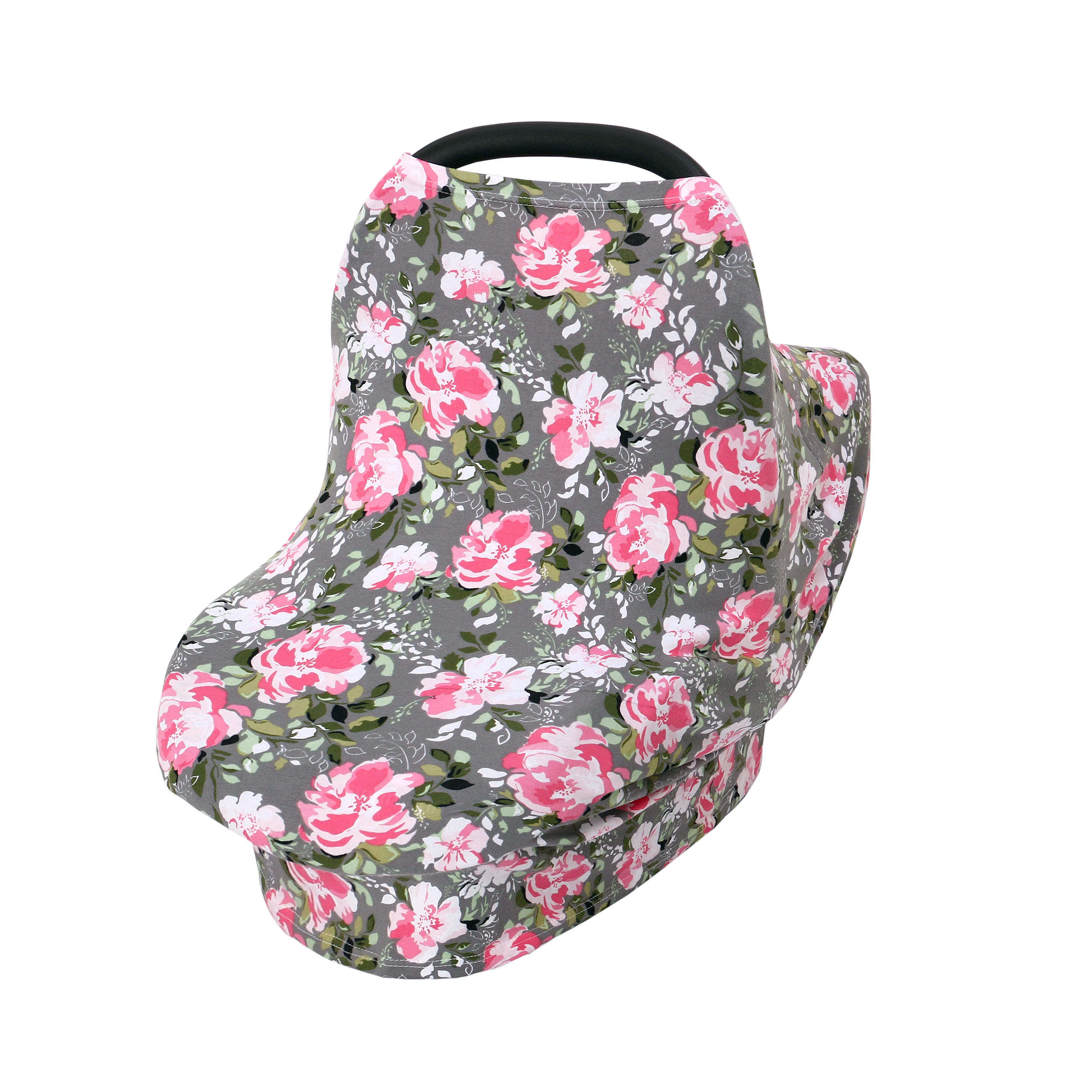 

Multiuse stroller cover washable apron spandex cotton canopy shopping cart cover breastfeeding toddler baby nursing cover scarf