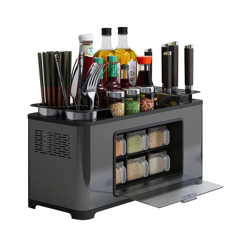 

2021 new kitchen spice storage box cutlery rack