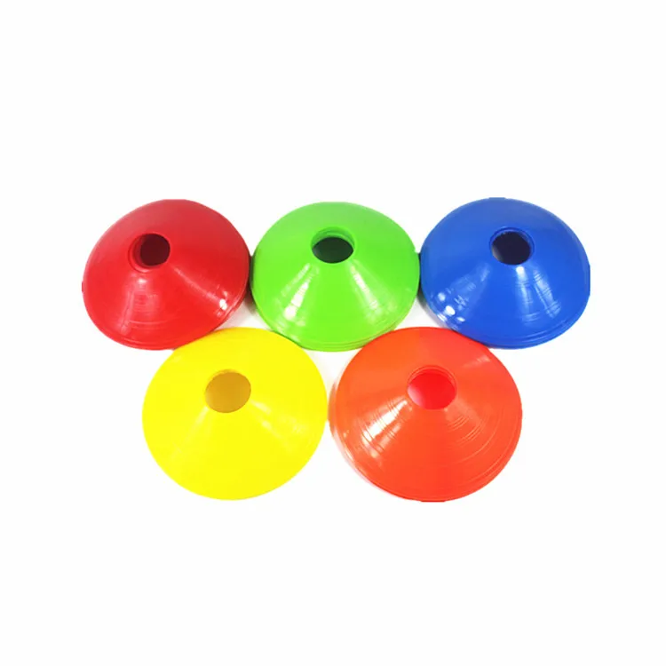 

Wholesale Custom Logo Soccer Agility Disc Cones Speed Training Plastic Obstacle Cone Disc, Yellow ,greem, orange,blue red