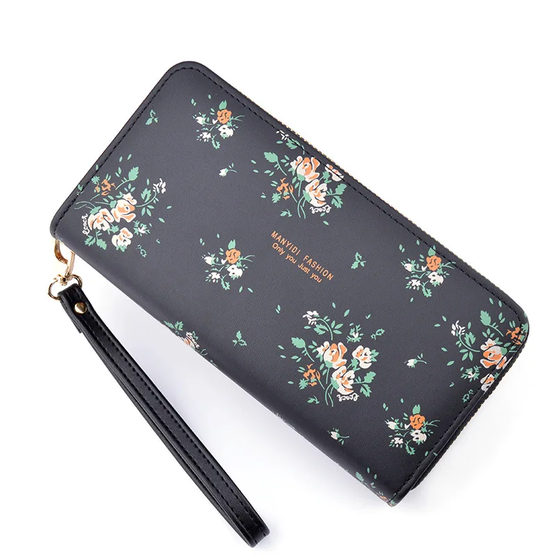 

2021 New Ladies' Purse Double Zipper Long wallet for women