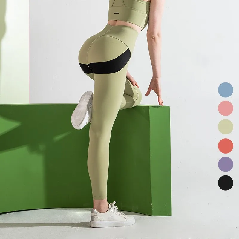 

2020 New Hot Reversible Skinny Hip Up Women Spring Ankle Running Fitness Yoga Leggings Pant, Green,black,blue,pink,red,purple