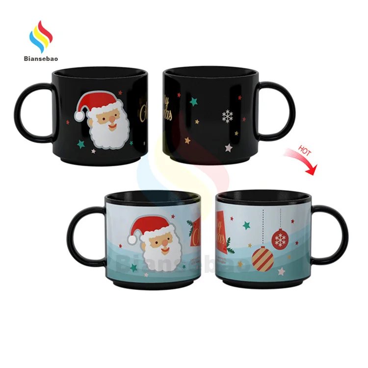 

Hot selling wholesale customized 11oz magic mugs heat temperature color changing ceramic coffee mugs cups, Customized color