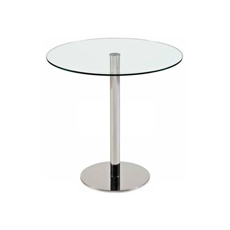 modern rectangular tempered glass coffee table with stainless