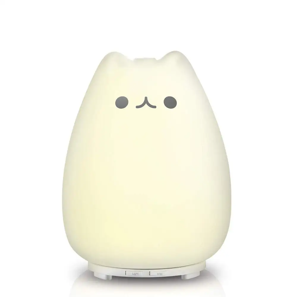Cartoon Cool Mist Oil Mini Aroma Diffuser  120ml Humidifier LED Light Ultrasonic Aromatherapy Add Moisture for Home