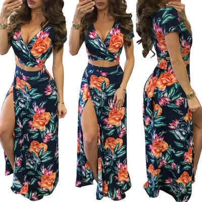 

F40209A new arrival hot fashion sexy floral cut-out women's suits skirt set, As picture