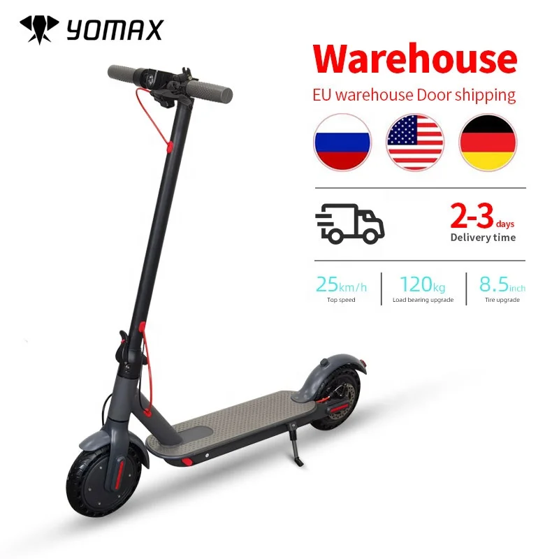 

YM065 Electric Scooter 360W 10AH Battery 20-40KM 8.5 Inch Tire Two Wheel Folding Electric Scooters For Europe Warehouse