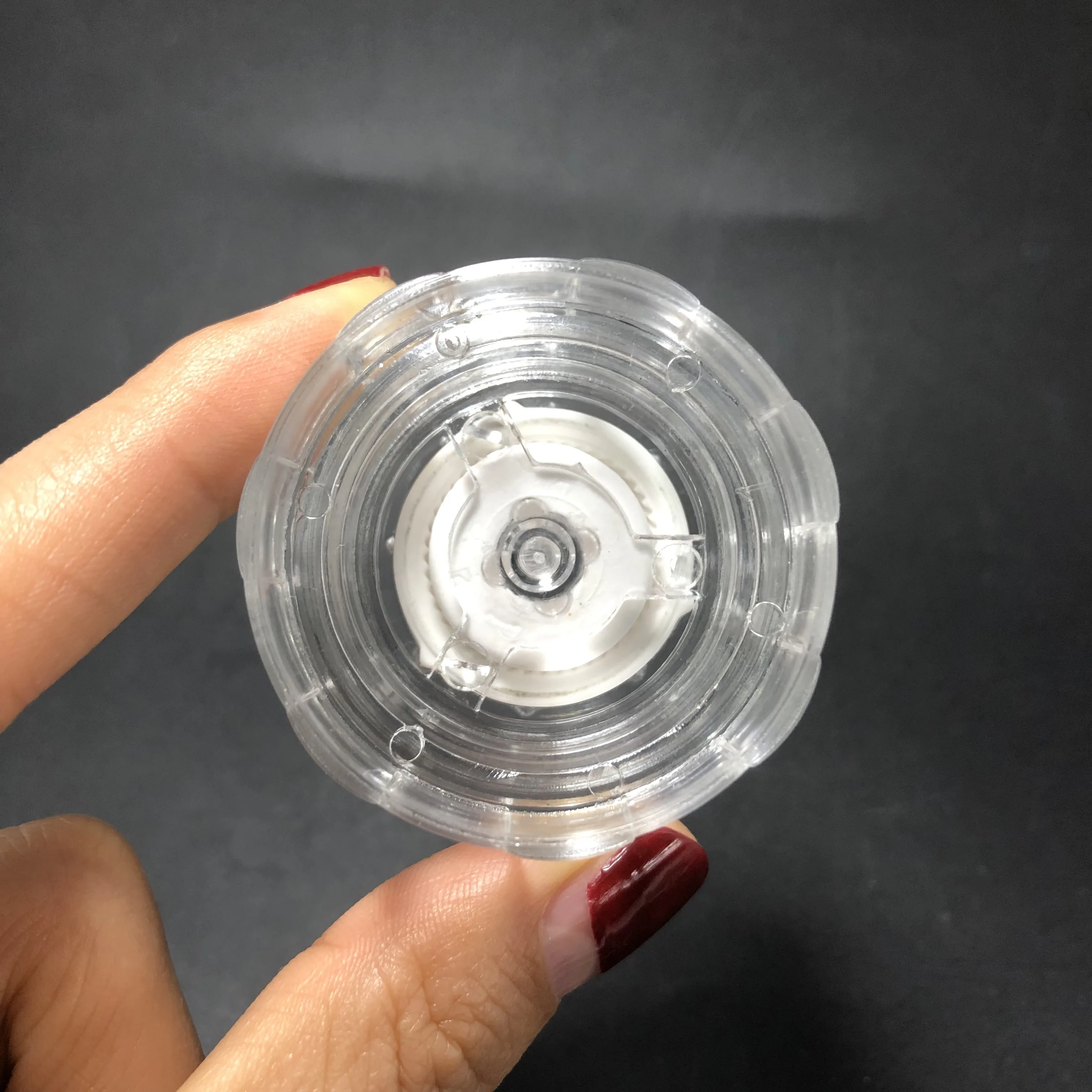 100ml Clear Salt And Pepper Acrylic Grinder Bottle With Plastic Spice