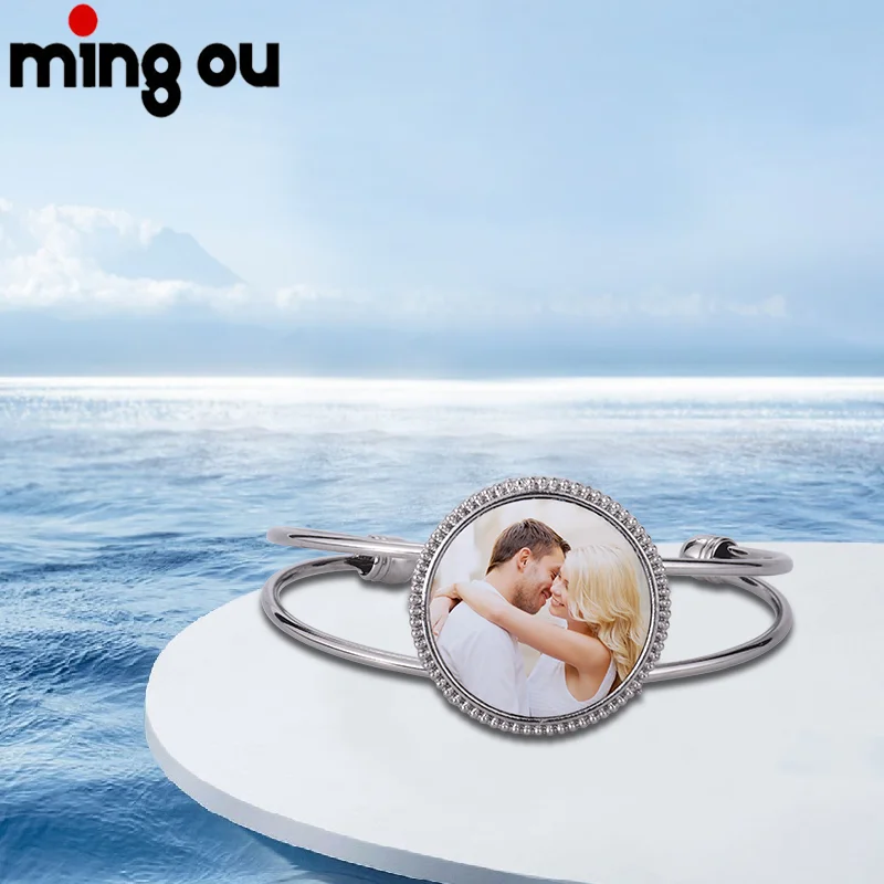 

Jewelry Hot Selling Wholesale Bracelet Sublimation Blank Cuff Bangle