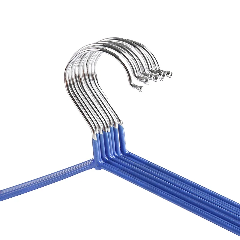 

10pcs Colorful Rubber &stainless Steel Hangers For Clothes Pegs Antiskid Drying Clothes Rack Non Slip Hanger Outdoor Drying Rack