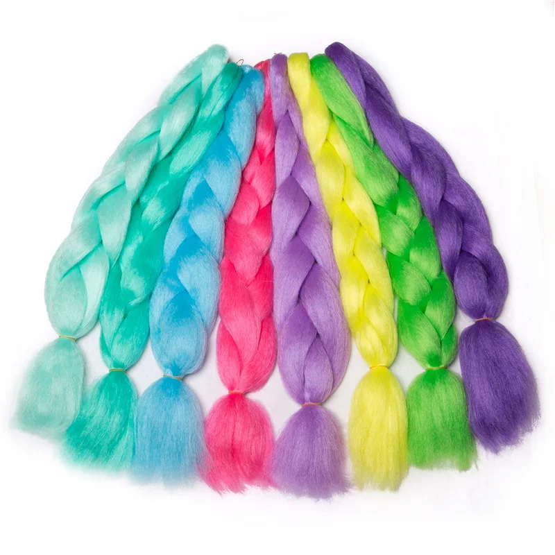 

High temperature silk luminous dirty braid African braided hair artifact chemical fiber big braid custom hair wig piece, Pic showed