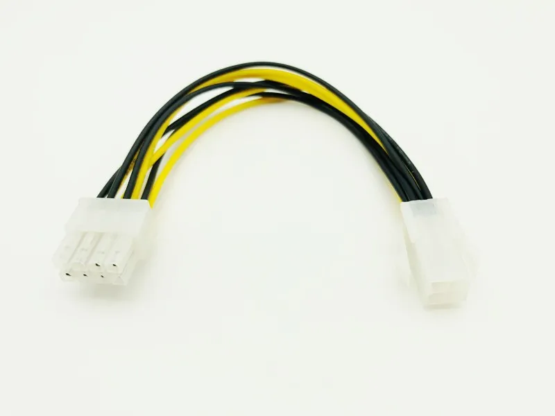 20cm Atx 4 Pin 4pin To 8 Pin 8pin Eps 12v Atx Motherboard Power Supply Adapter Converter Cable 1703