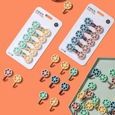

Hook-free Punching Strong Viscose Seamless Cute Dormitory Wall Hanging Kitchen Household Adhesive Hook