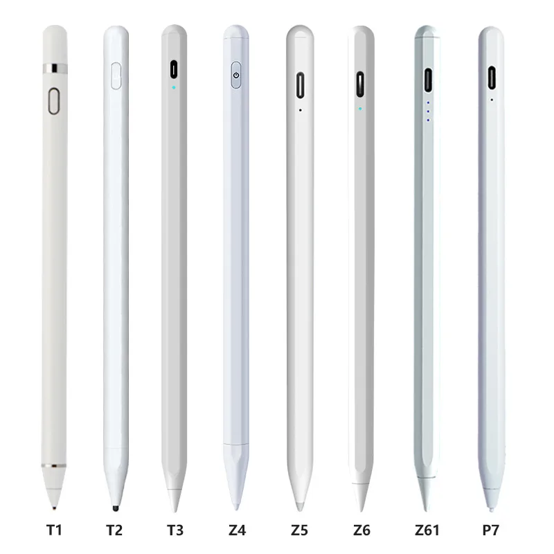 

Custom Wholesale Rechargeable Active Capacitive Touch Screen Stylus Pen For Apple Ipad With Palm Rejection, White