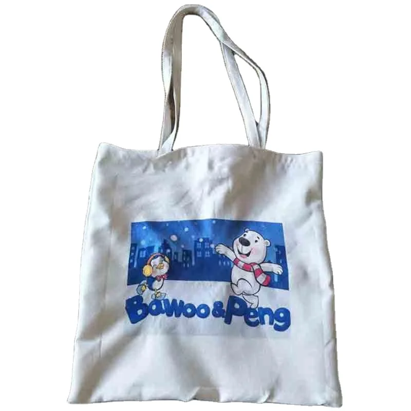 

32.5 x 34.5 Cm Hot Sell Canvas Sublimation Blank Printed Tote Bags For Promotion Advertising Gifts
