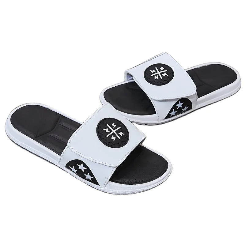 

New fashion sport men sandal lightweight anti slip sandals cushioning soft slide slipper, Customized color