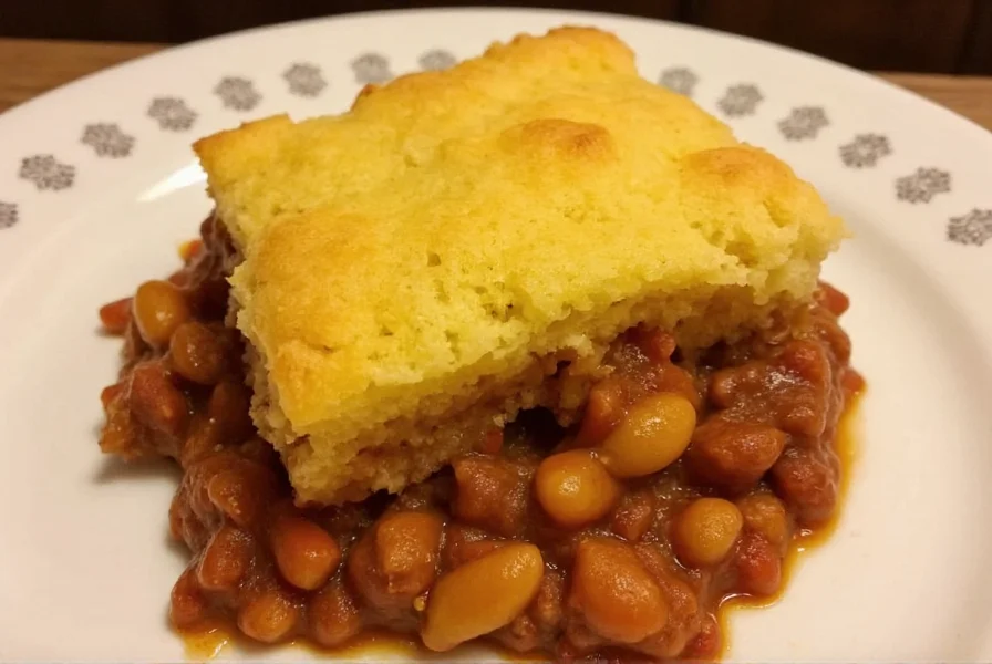 Perfect Chili Casserole with Cornbread Topping Recipe