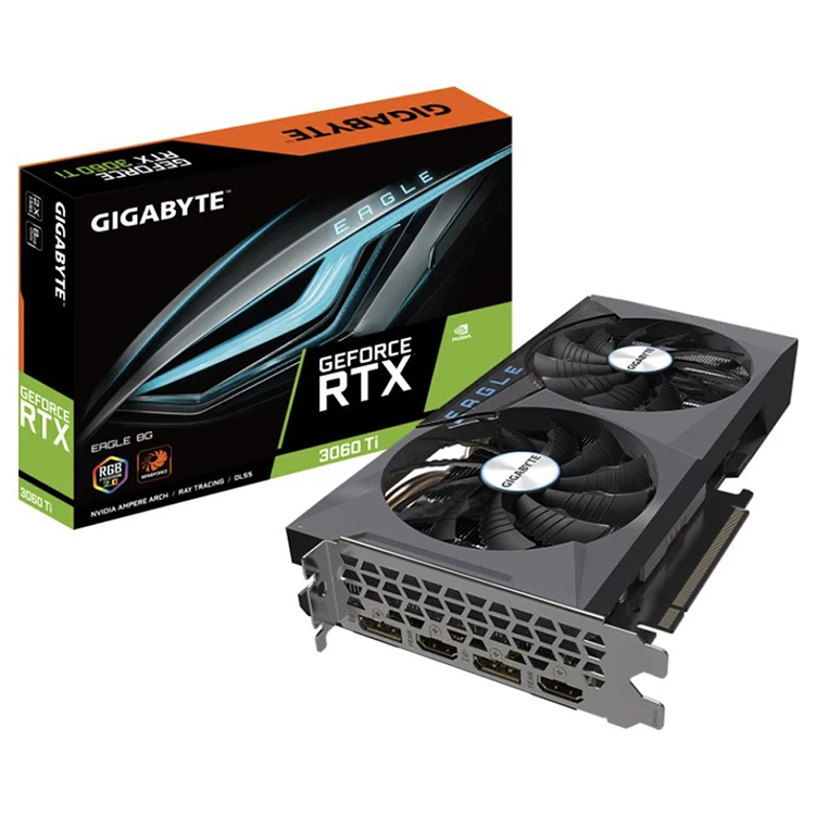 

GIGABYTE NVIDIA GeForce RTX 3060 Ti EAGLE 8G Gaming Graphics Card Support AMD 5 5600X 9 5900X