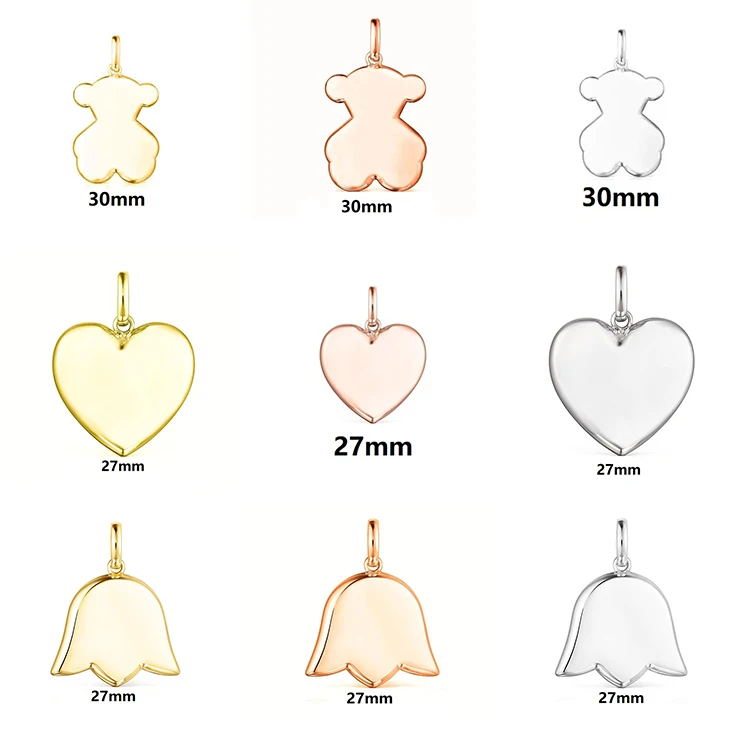 

2021 Latest Touches Silver Jewellery Men's And Women's Spanish Bear