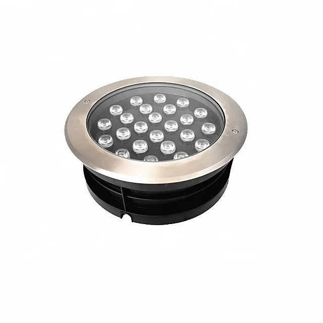 IP67 waterproof  24W  RGB LED wall uplights recessed underground light for landscape