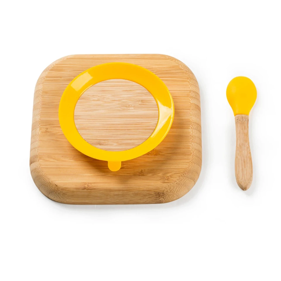 bamboo baby plates
