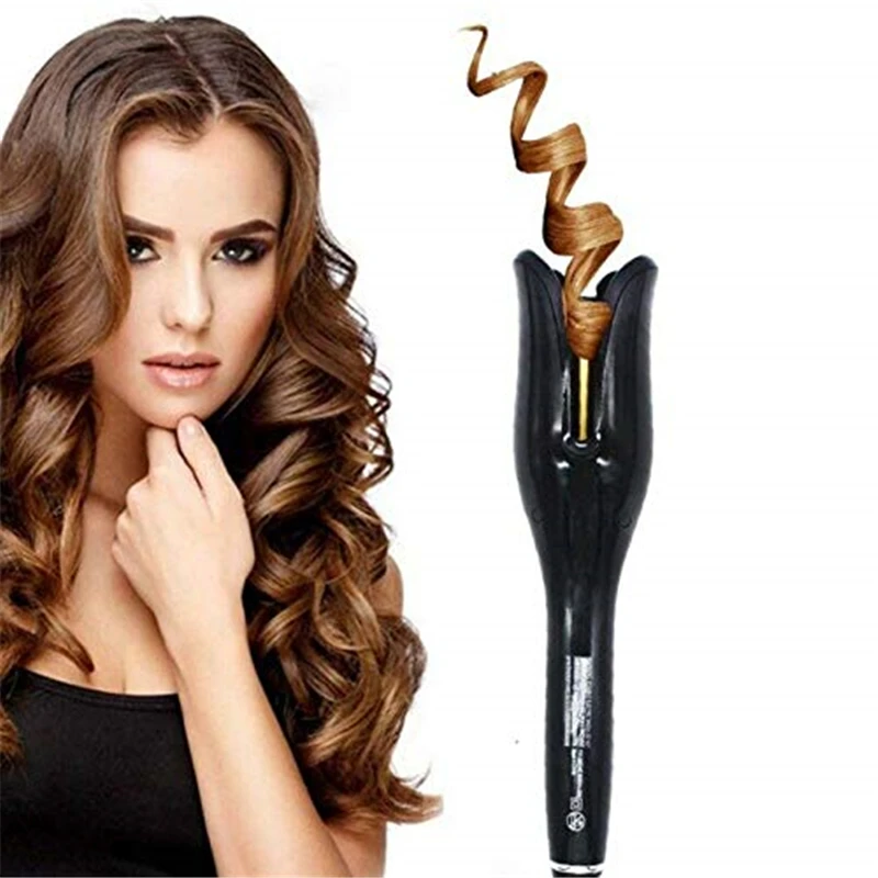 

Beauty Salon Hairstyles Ceramic Automatic Hair Curler Spins Curling Irons Wands, Red white black blue