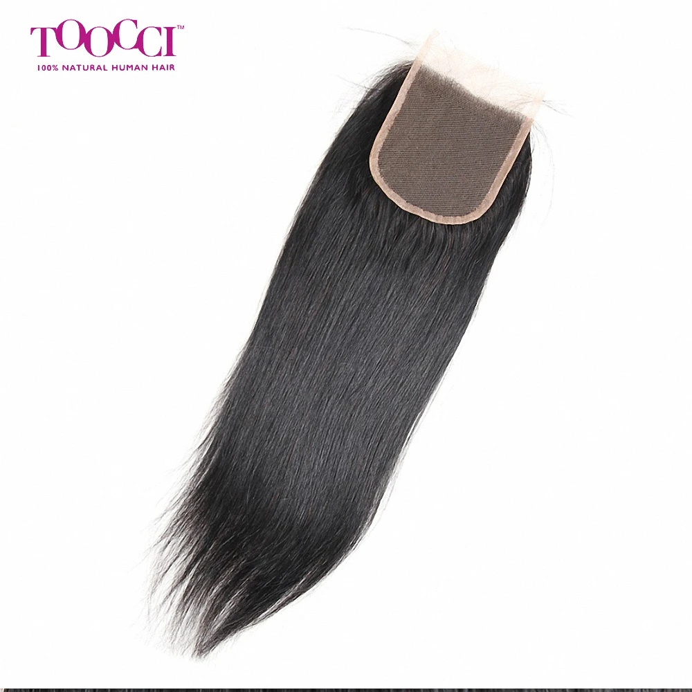 

Bliss Toocci Classic Remy Indian Hair Cuticle Aligned Human Hair No Shedding Straight Wave 4 4 Lace Closure