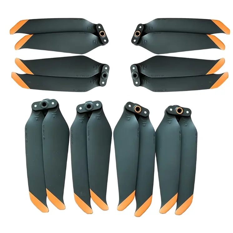 7238F Carbon Fiber Propeller Quick-Release Drone Replacement Blades Gold Tip Propellers Fit for DJI Mavic Air 2 / 2S Spare Parts