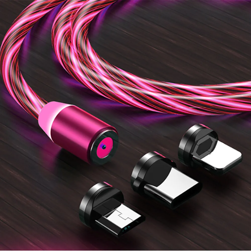 

2 Port 3A LED Android Phone Gaming Multi USB Magnetic Charger Wire