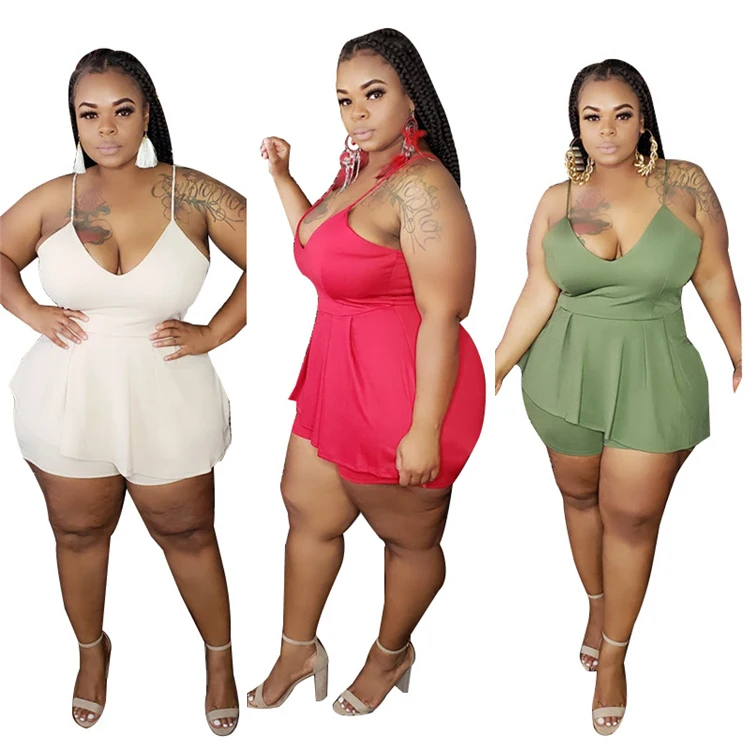 

C1156-stylish sexy sleeveless short jumpsuits for women plus size jumpsuit women clothing, Picture