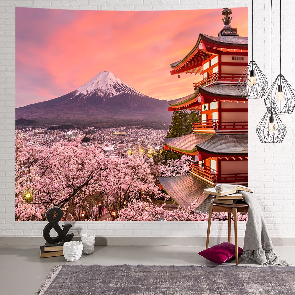

Professional manufacturing of scenic top tapestry decoration background cloth
