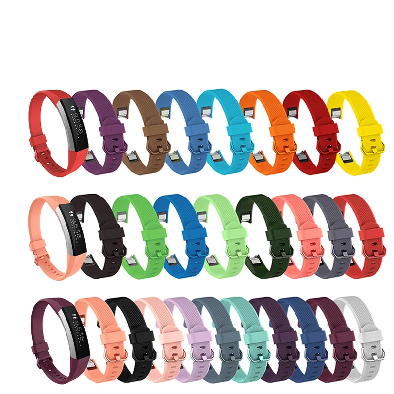 

Replacement silicone wrist band strap for fitbit alta hr band strap alta universal watch bands for fitbit alta watch strap, 25 colors optional