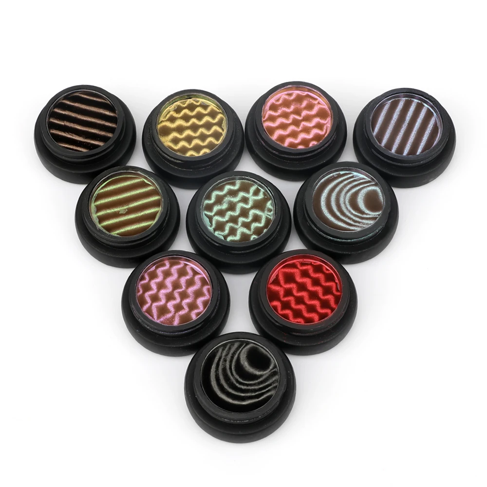 

OEM ODM high quality single eyeshadow custom packaging shimmer easy coloring cruelty free cute eyeshadow makeup, 9 colors