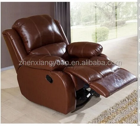 Muebles Para El Hogar Sillón Reclinable De Cuero Auténtico Sofá Para El