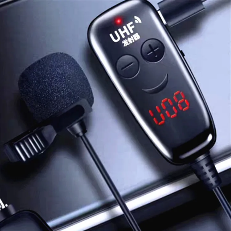 

Xiexunda UHF Mobile Phone Lavalier Type Dedicated Mobile Phone Live Sound Card Noise Reduction Interview Live Broadcast
