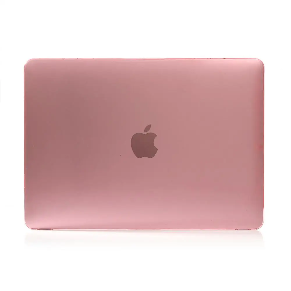 

2020 Amazon Hot sale Toughness Crystal Rubber laptop hard shell for macbook air pc case, Customized color