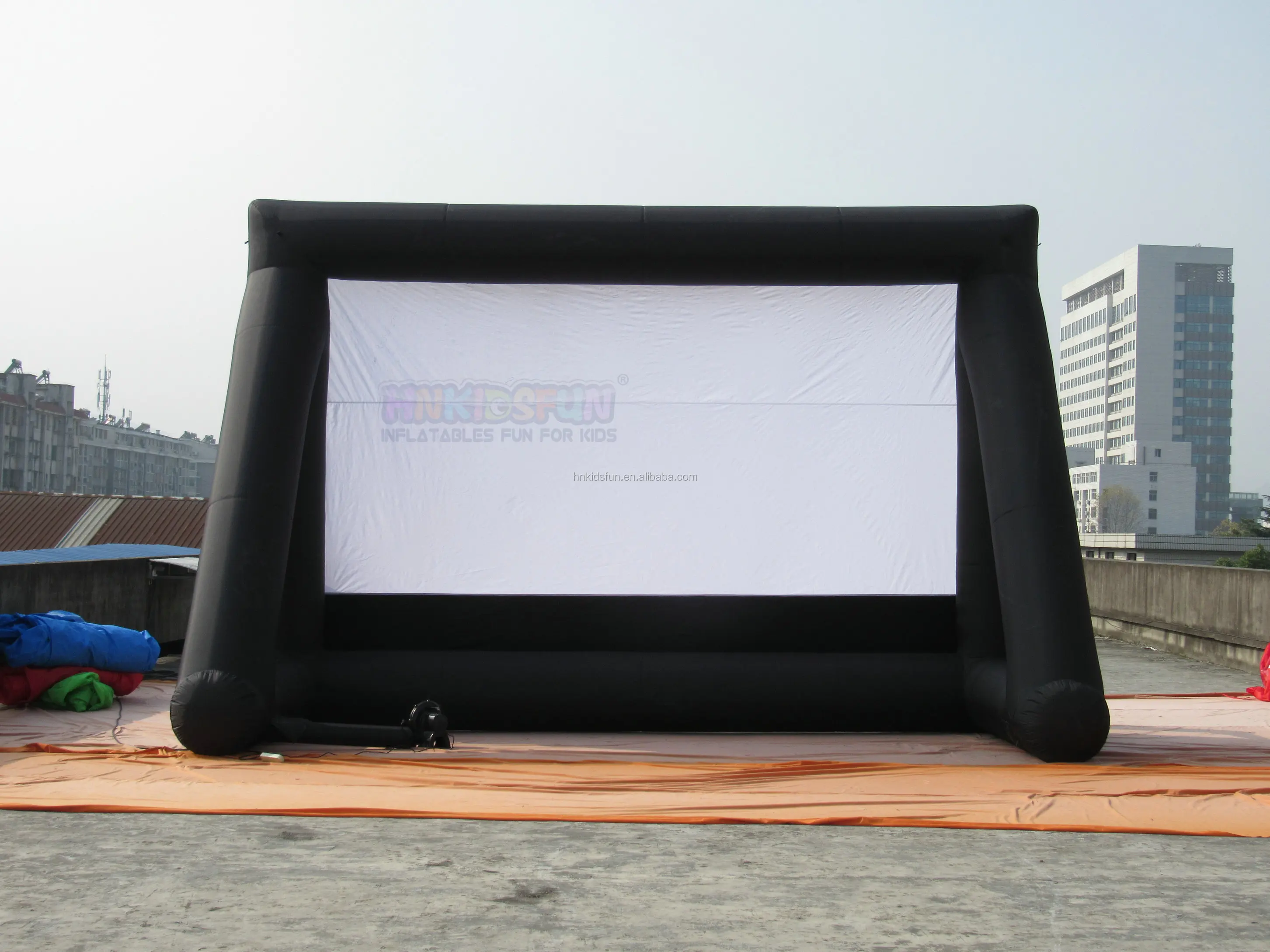 Outdoor Projector Screen Foldable Portable Inflatable Outdoor Movie Screen For Drivein Movie