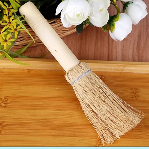 

wash Pot Brush Soft Hair Natural Coconut Palm Oil-free Dishes Cleaning Brush Wooden Handle Brush, As photo