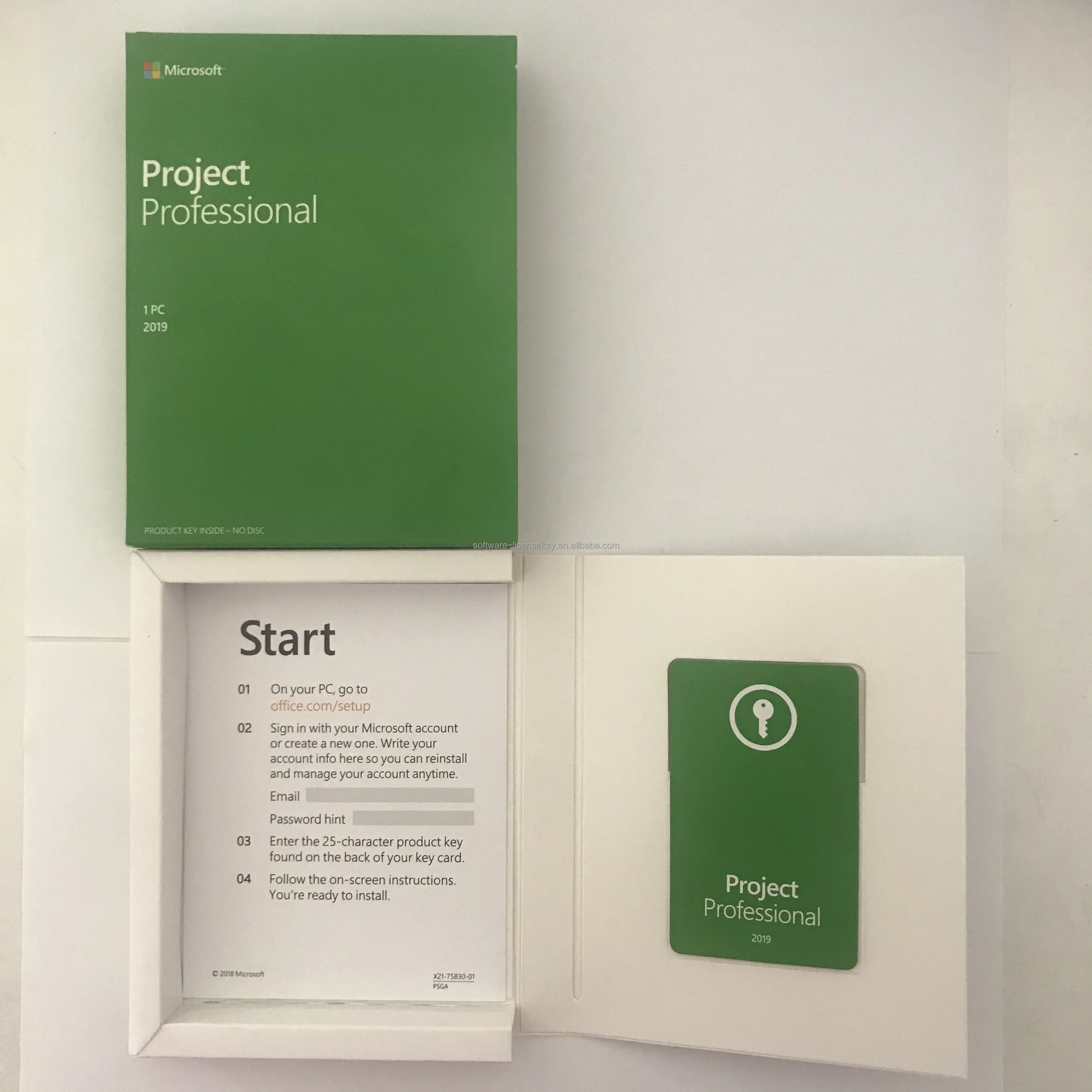

Hot selling Microsoft project professional 2019 32/64 Bit retail boxes free shipping by DHL project 2019