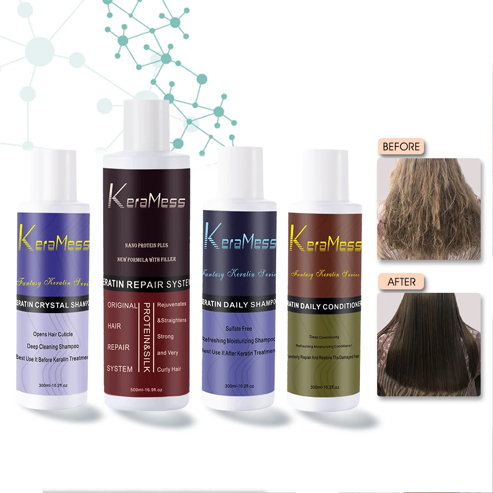 

KeraMess Reconstructing Complex Keratin Super Smooth Shine Hair Treatment Best Repair Set