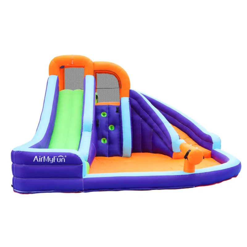 

Giant Water Slide Clearance Inflatable Dry Slide, Cheap Jumping Bed Princess Children Bouncy Castle with Double Slide