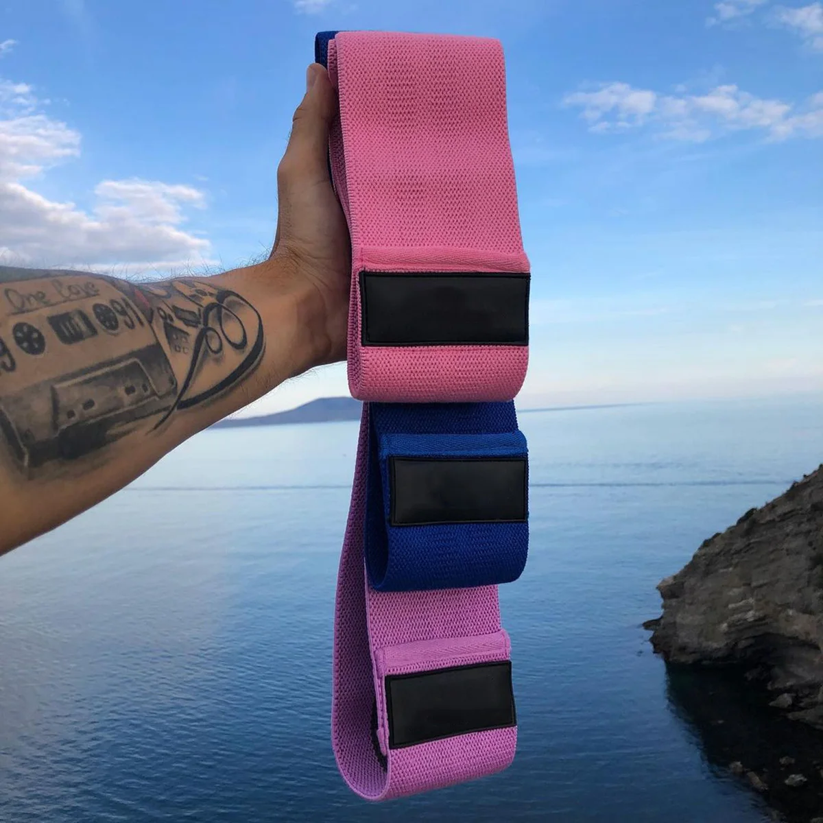 

Can Design Yoga Fitness Butt Sports Resistance Band amazon popular hip band home gym equipment, Customized colors