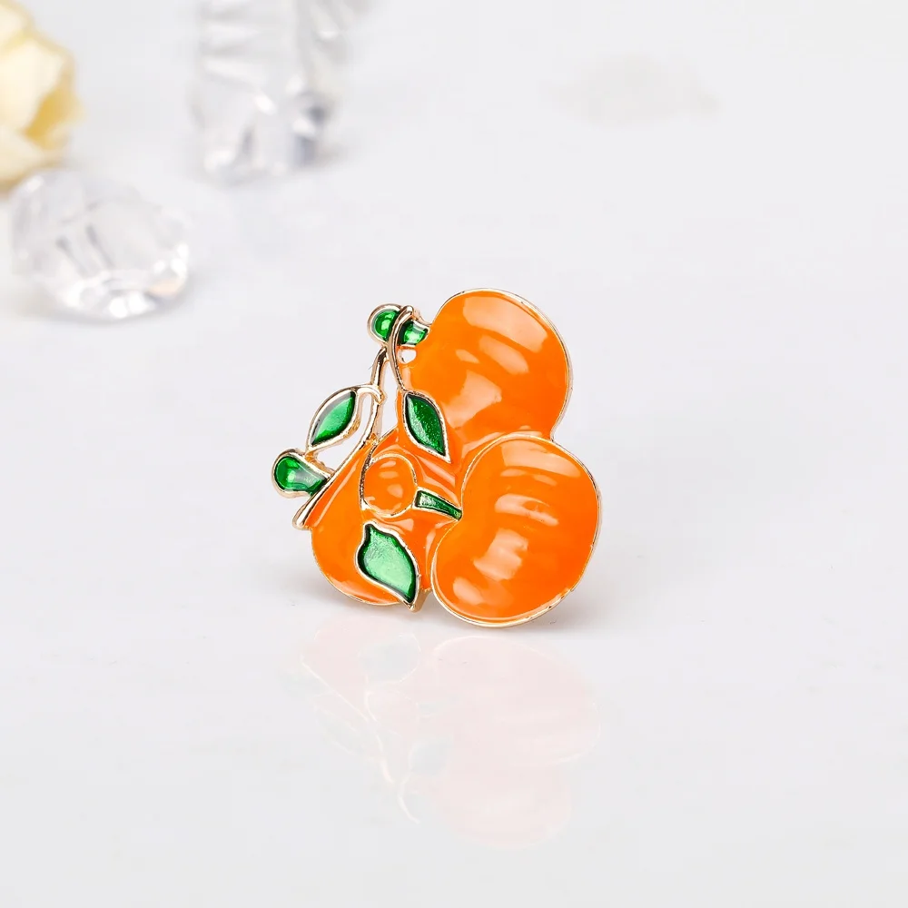 

Popular Cute Fashion Halloween Decoration Pumpkin Head Brooch