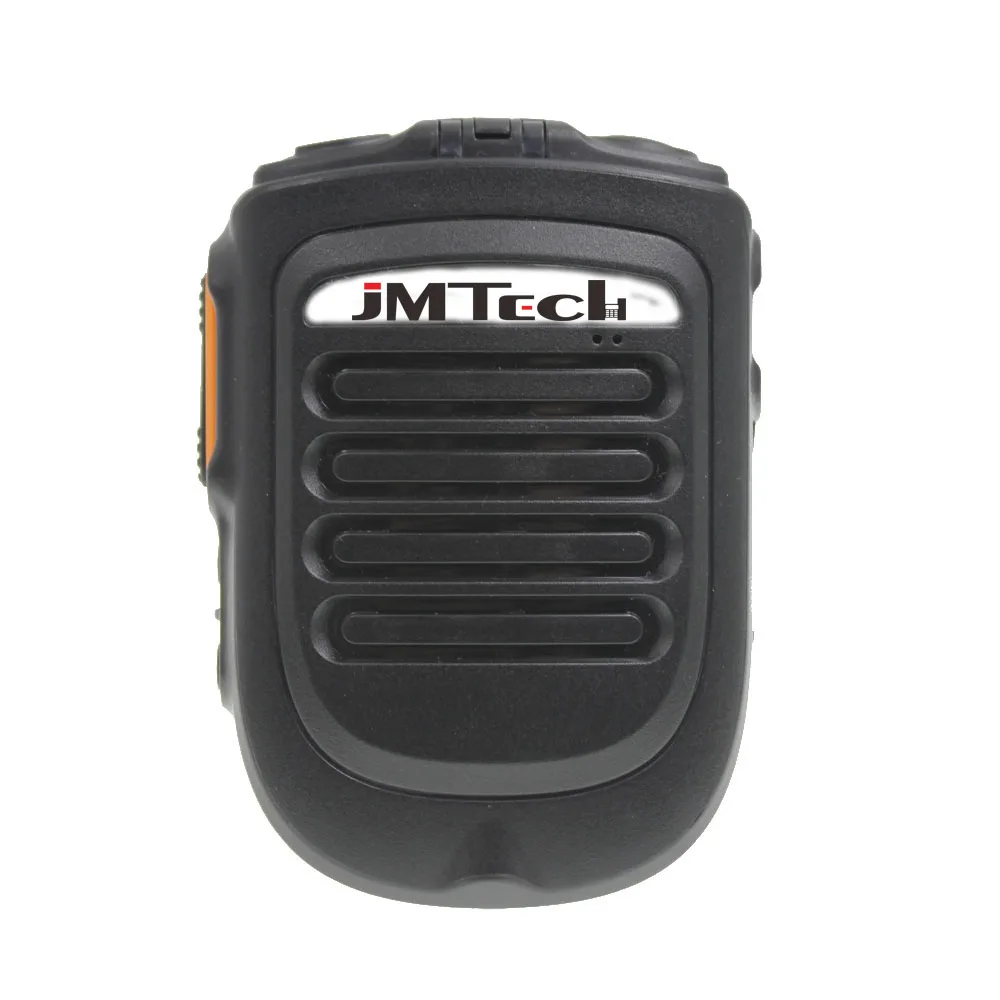 

JMTech Blue tooth Wireless Speaker Microphone Zello Ptt Blue tooth for Android and IOS System Mobile phone with walkie talkie, Black