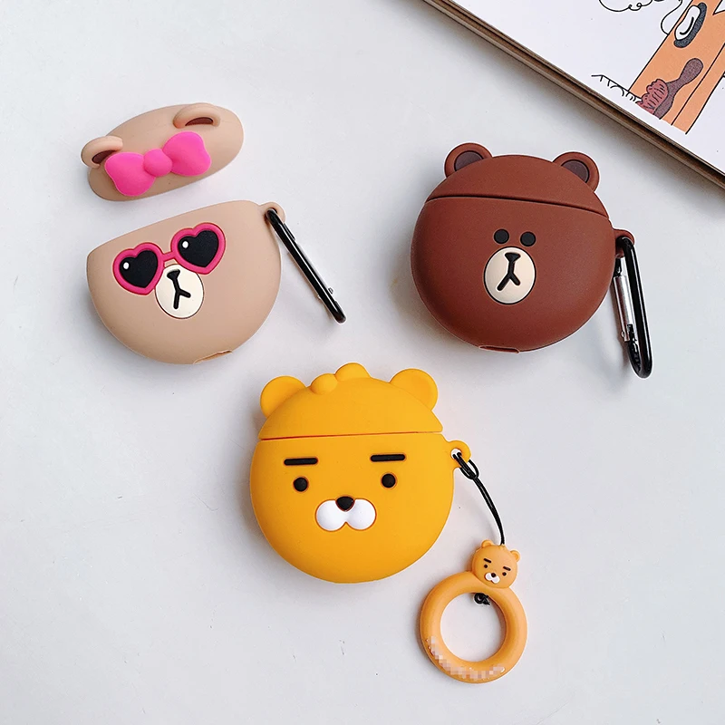 

For AirPods Case 3D Fashion Trunk AJ Design Earphone Cases For Airpod 1 2 Pro Protect Cover Accessories with Finger Ring Strap