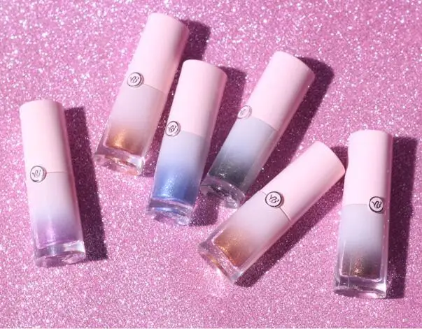 

OEM Custom Label 12 Color Diamond Shimmer Liquid Eyeshadow Pink Shape Eyeliner Wholesale, 12colors