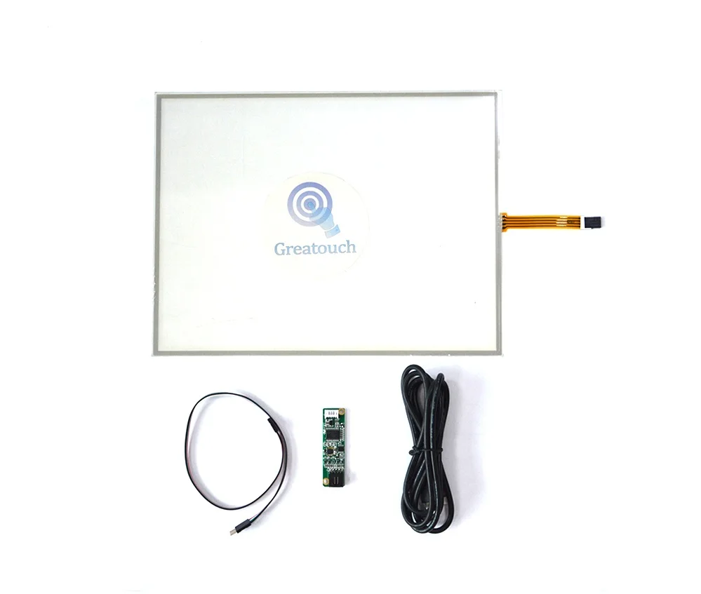 

15" 5 wires resistive touch screen monitor panel for portable monitor