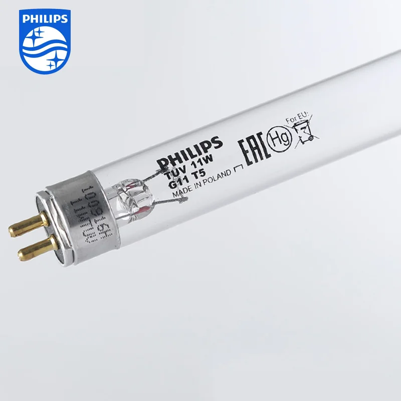 PHILIPS UVC lamp TUV 11W  T5 tube lamps used in residential water and air disinfection