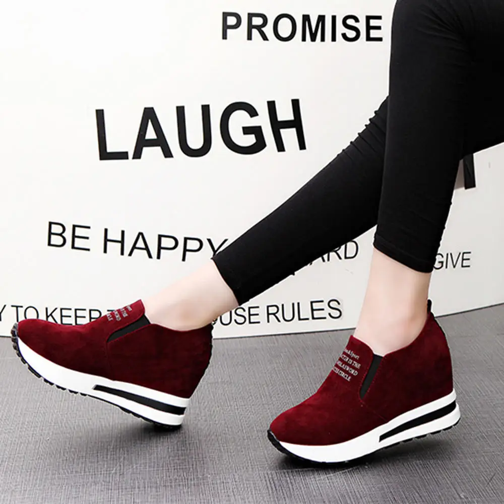 

Women Casual Shoes Thick Bottom Hidden Heel Sneakers